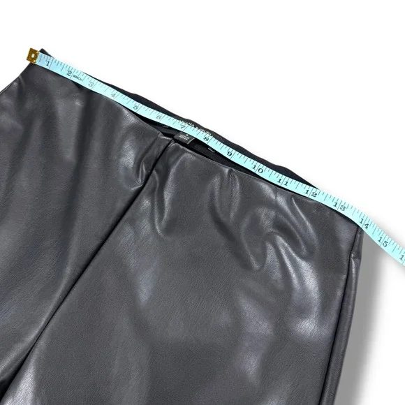NWT Banana Republic Leggings Womens Size‎ S Faux Leather Black High Rise Pants - Picture 8 of 11